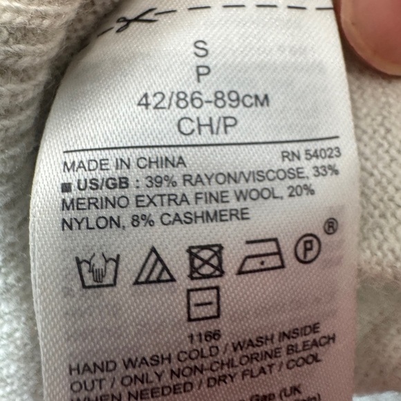 Banana Republic Long Bell Sleeve Dress Grey - Picture 8 of 11